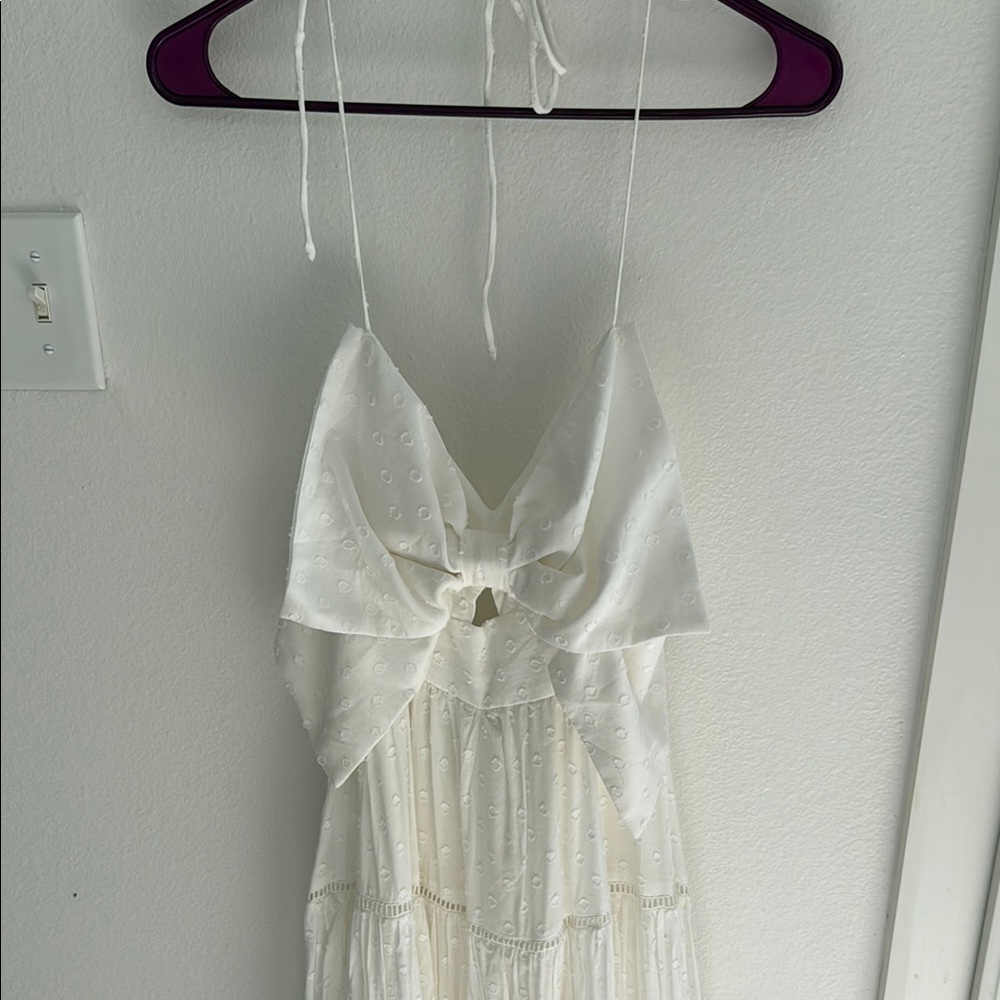 White Bow Dress